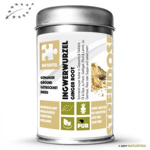 65 g Ginger Ground Organic - Spices Jar