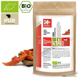 BIO Chilis Ganz, Cayennepfeffer - NATURTEIL