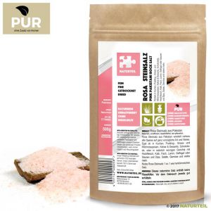 500 g Rosa Steinsalz Pakistan Fein