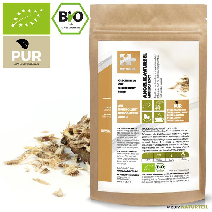 BIO Angelikawurzel Geschnitten - NATURTEIL