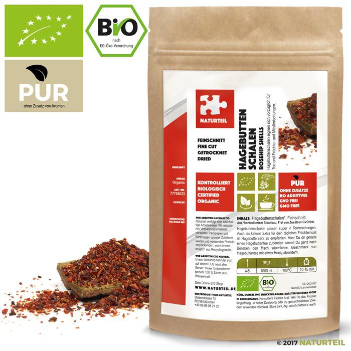 BIO Hagebuttenschalen Feinschnitt