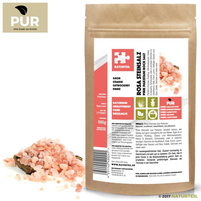 Pink Pakistani Rock Salt Coarse 500g