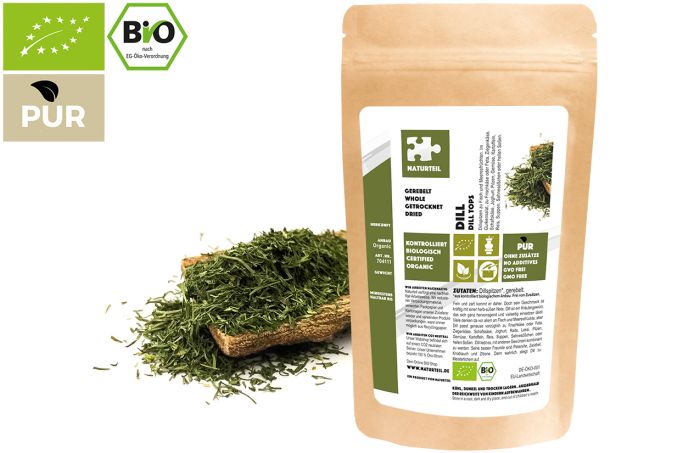 Bio Dillspitzen gerebelt