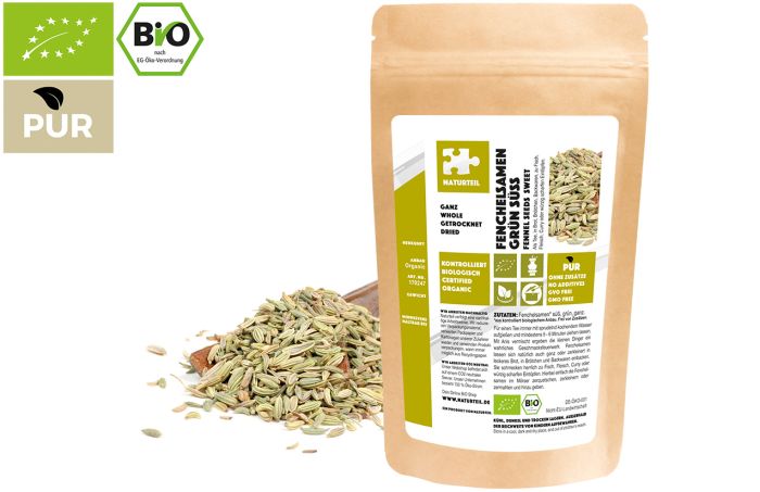 Bio Fenchel grün süß ganz