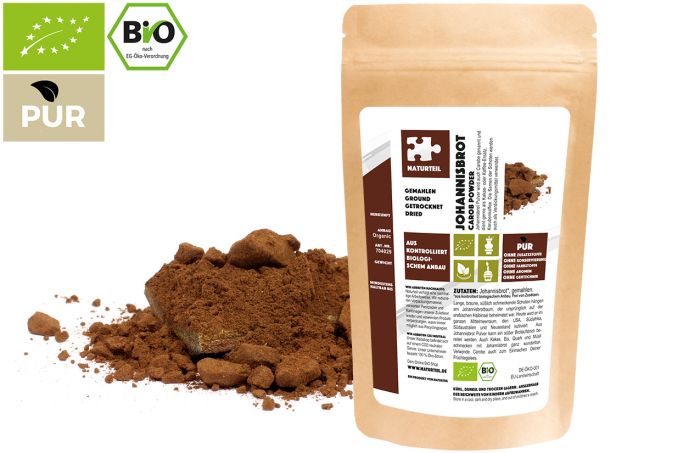 Bio Johannisbrot, gemahlen