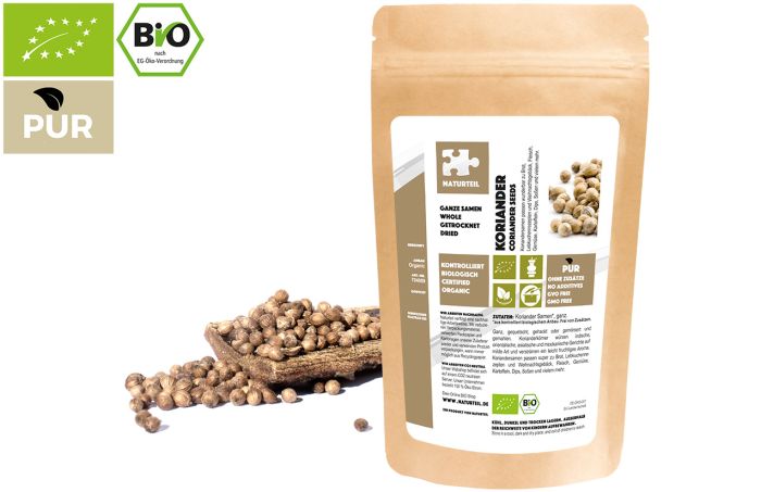 Bio Koriander, ganz