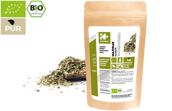 Bio Majoran, gerebelt