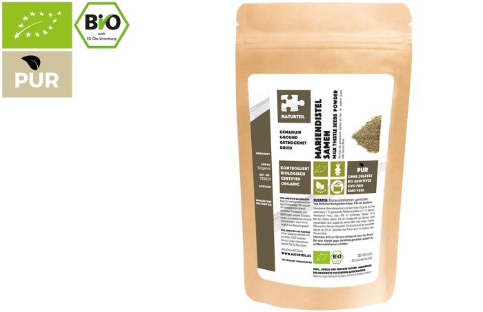 Bio Mariendistelsamen, gemahlen