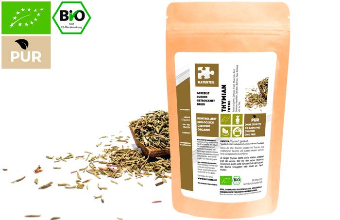 Bio Thymian, gerebelt